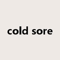 cold sore是什么意思