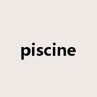 piscine是什么意思