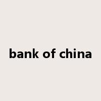 bank of china是什么意思