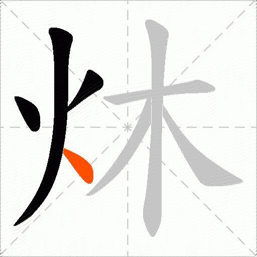 炑