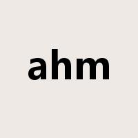 ahm是什么意思