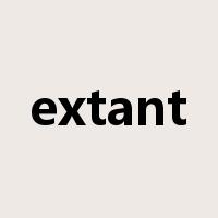 extant是什么意思