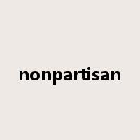 nonpartisan是什么意思