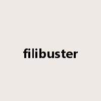 filibuster是什么意思
