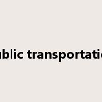 public transportation是什么意思