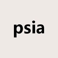 psia是什么意思
