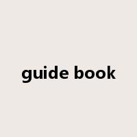 guide book是什么意思