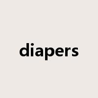 diapers是什么意思