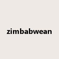 zimbabwean是什么意思