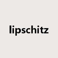 lipschitz是什么意思