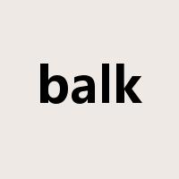 balk是什么意思