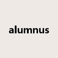 alumnus是什么意思