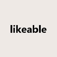 likeable是什么意思
