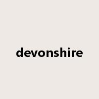 devonshire是什么意思