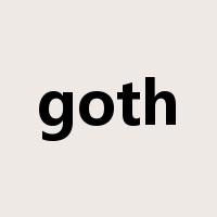 goth是什么意思