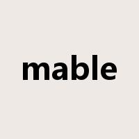 mable是什么意思