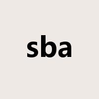 sba是什么意思