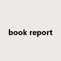 book report是什么意思