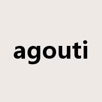 agouti是什么意思
