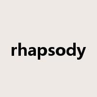 rhapsody是什么意思