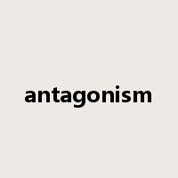 antagonism是什么意思