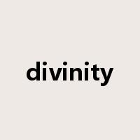 divinity是什么意思