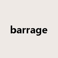 barrage是什么意思