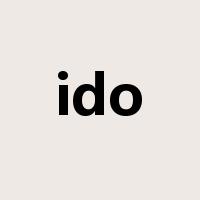ido是什么意思
