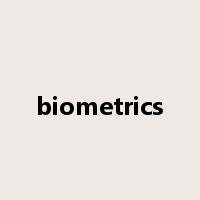 biometrics是什么意思