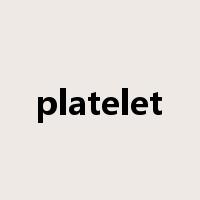 platelet是什么意思