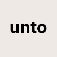 unto是什么意思