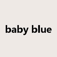 baby blue是什么意思