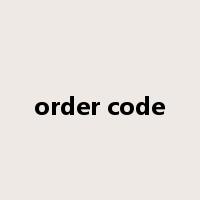 order code是什么意思