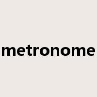 metronome是什么意思