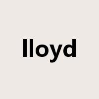 lloyd是什么意思