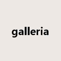 galleria是什么意思