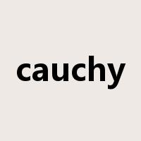 cauchy是什么意思