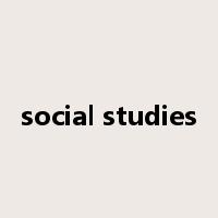 social studies是什么意思
