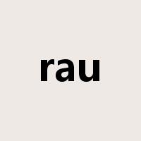 rau是什么意思
