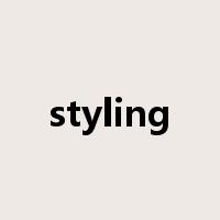 styling是什么意思
