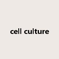 cell culture是什么意思