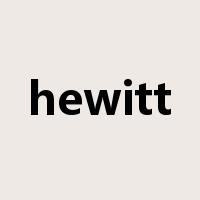 hewitt是什么意思