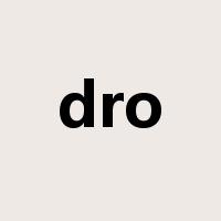 dro是什么意思