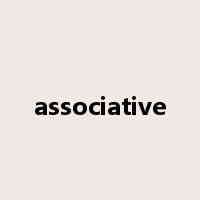 associative是什么意思