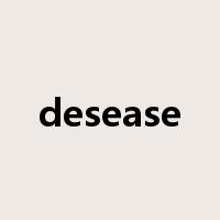 desease是什么意思