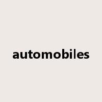 automobiles是什么意思