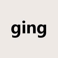 ging是什么意思