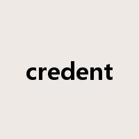 credent是什么意思