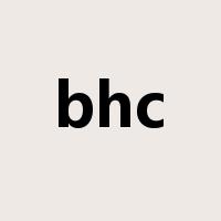 bhc是什么意思