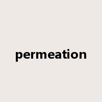 permeation是什么意思